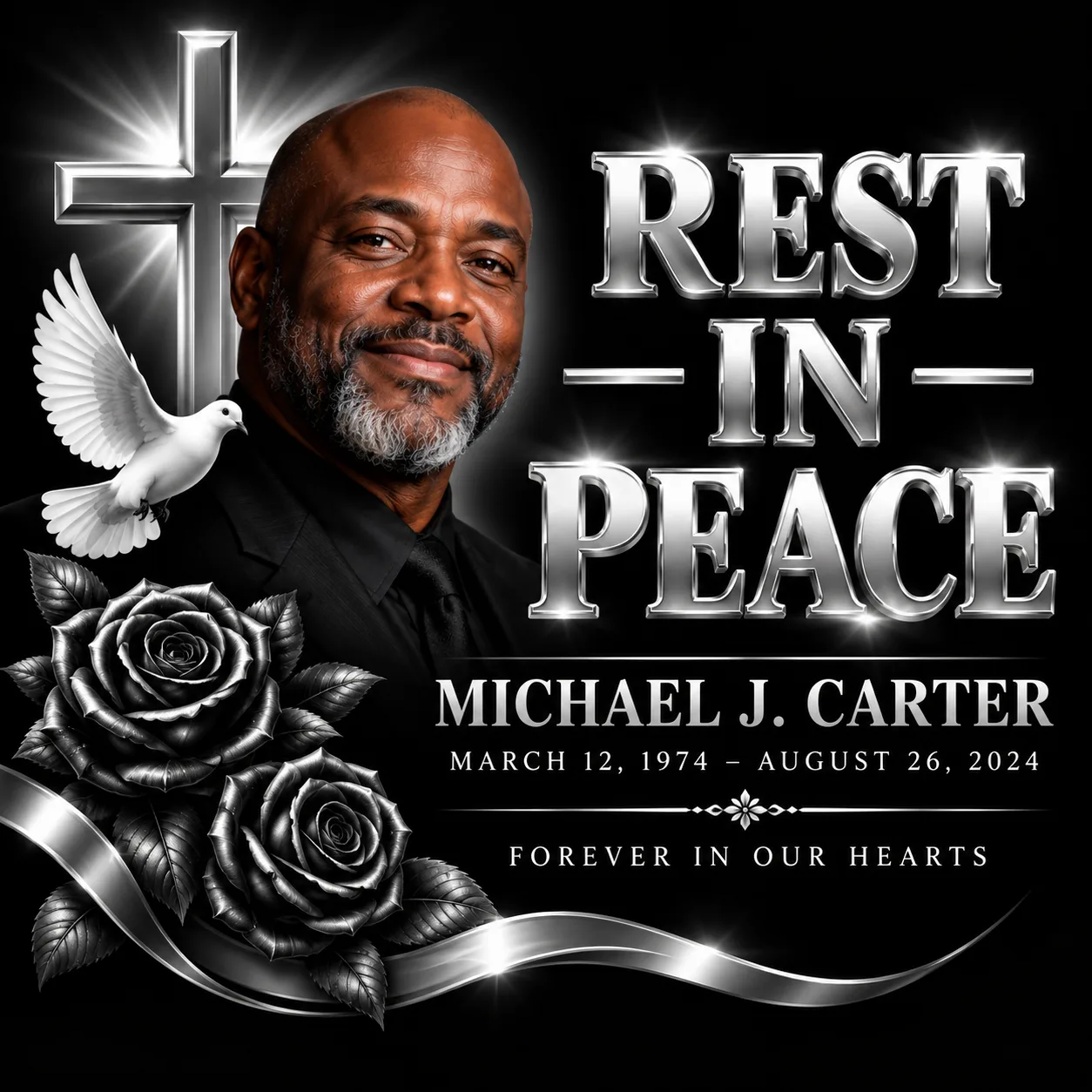 Funeral and memorial mobile billboard campaign example