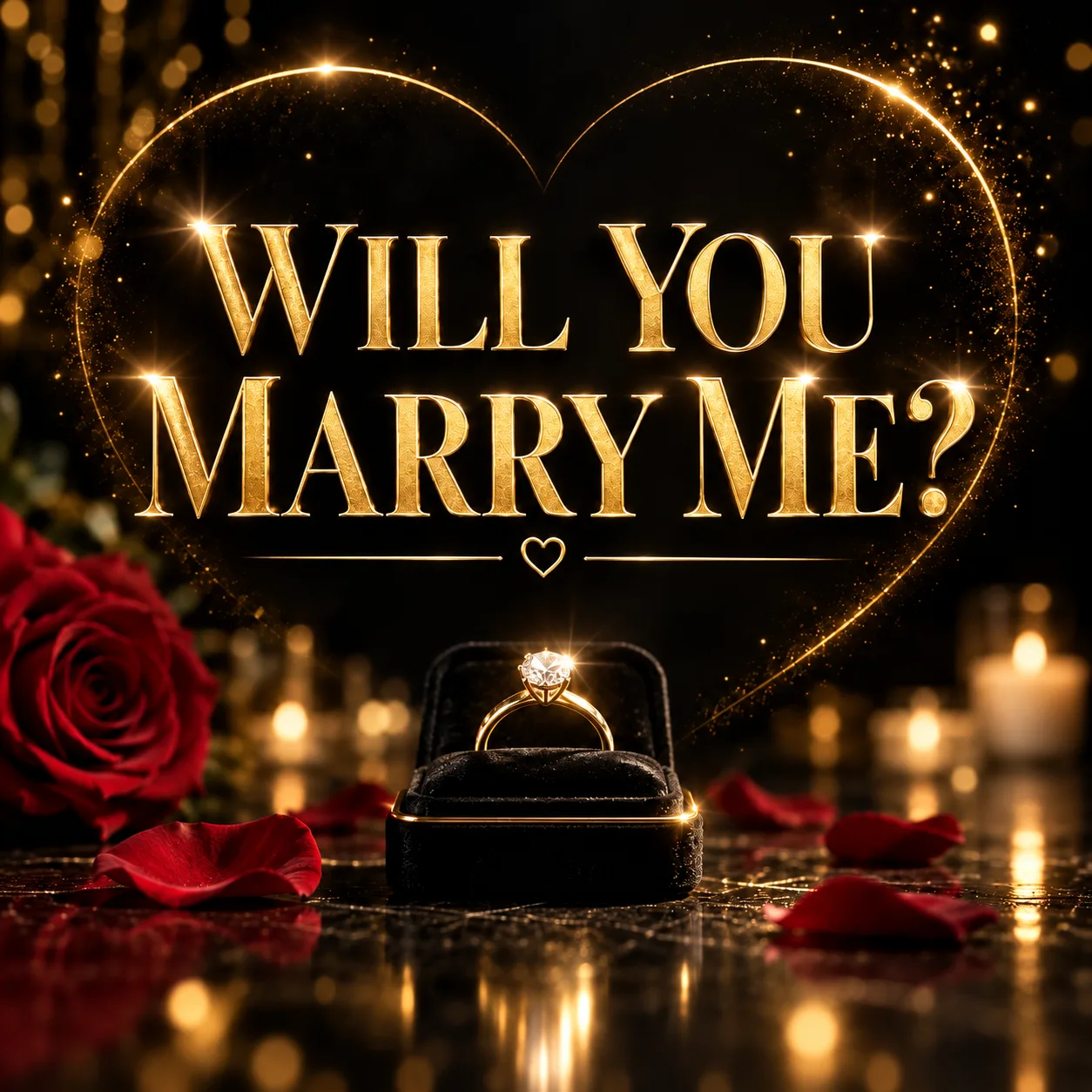 Wedding and proposal mobile billboard campaign example