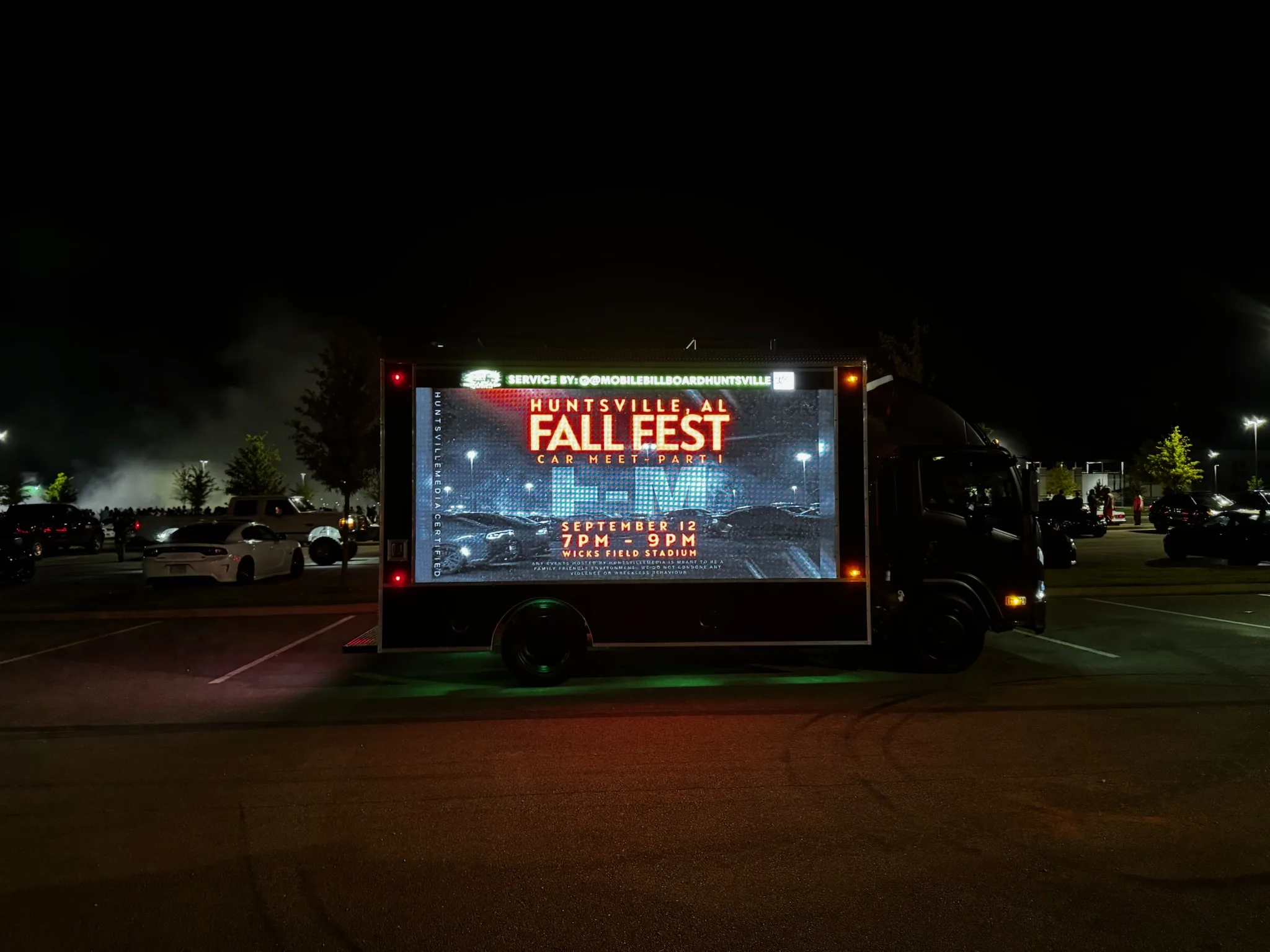 Mobile Billboard Huntsville campaign