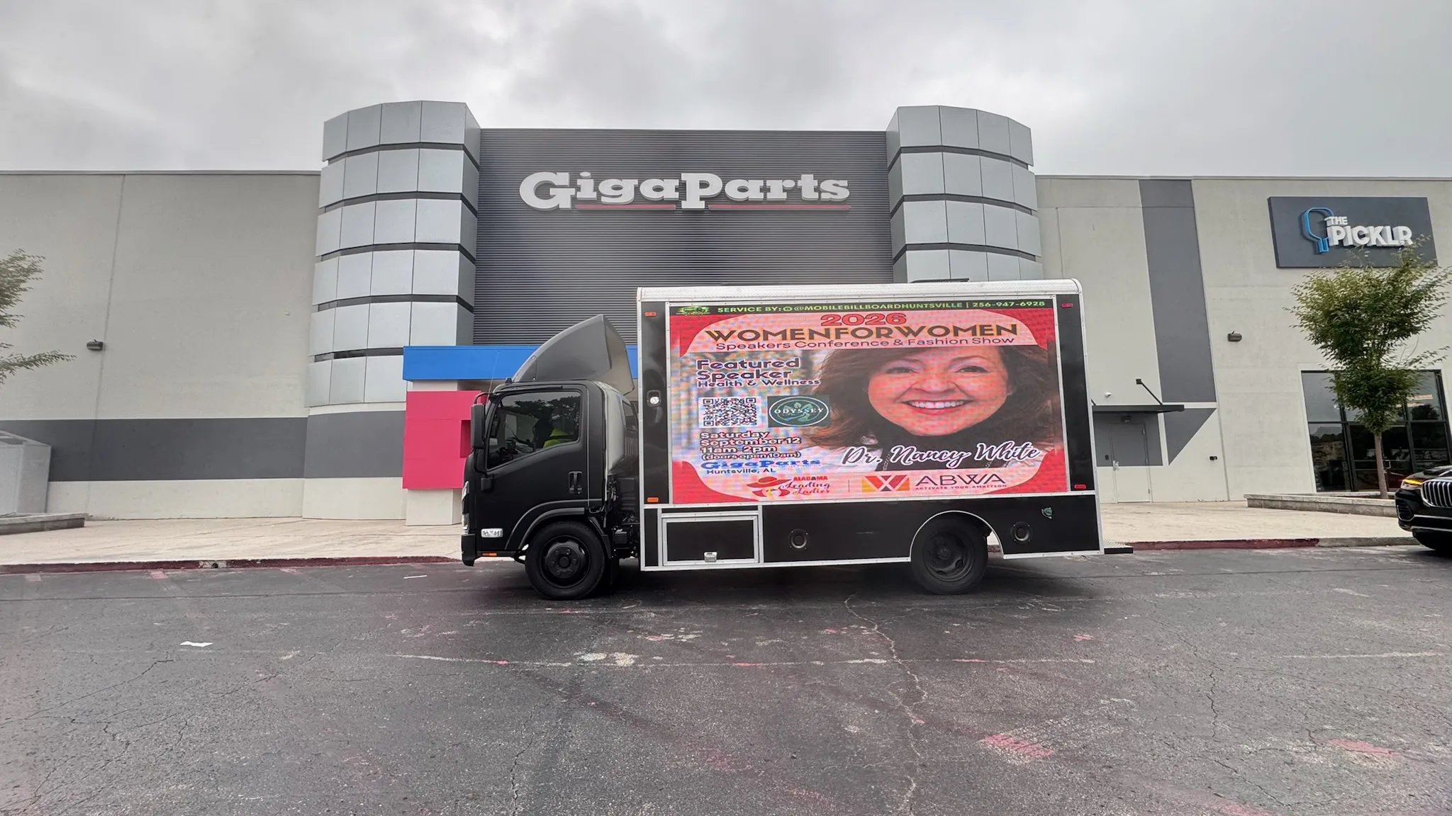 Mobile Billboard Huntsville campaign