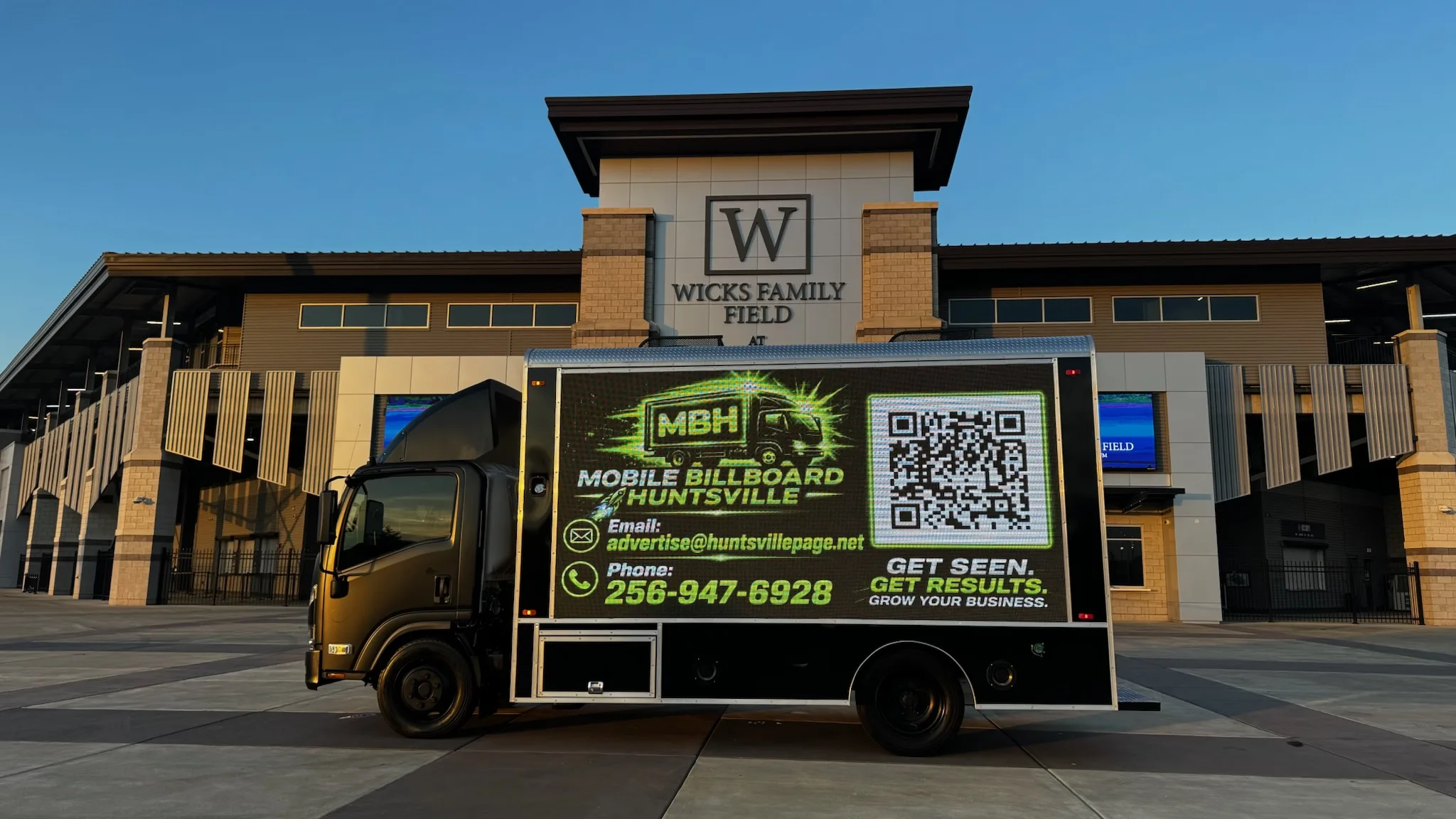 Mobile Billboard Huntsville campaign