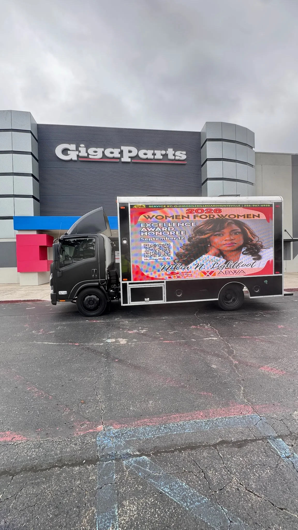 Mobile Billboard Huntsville campaign