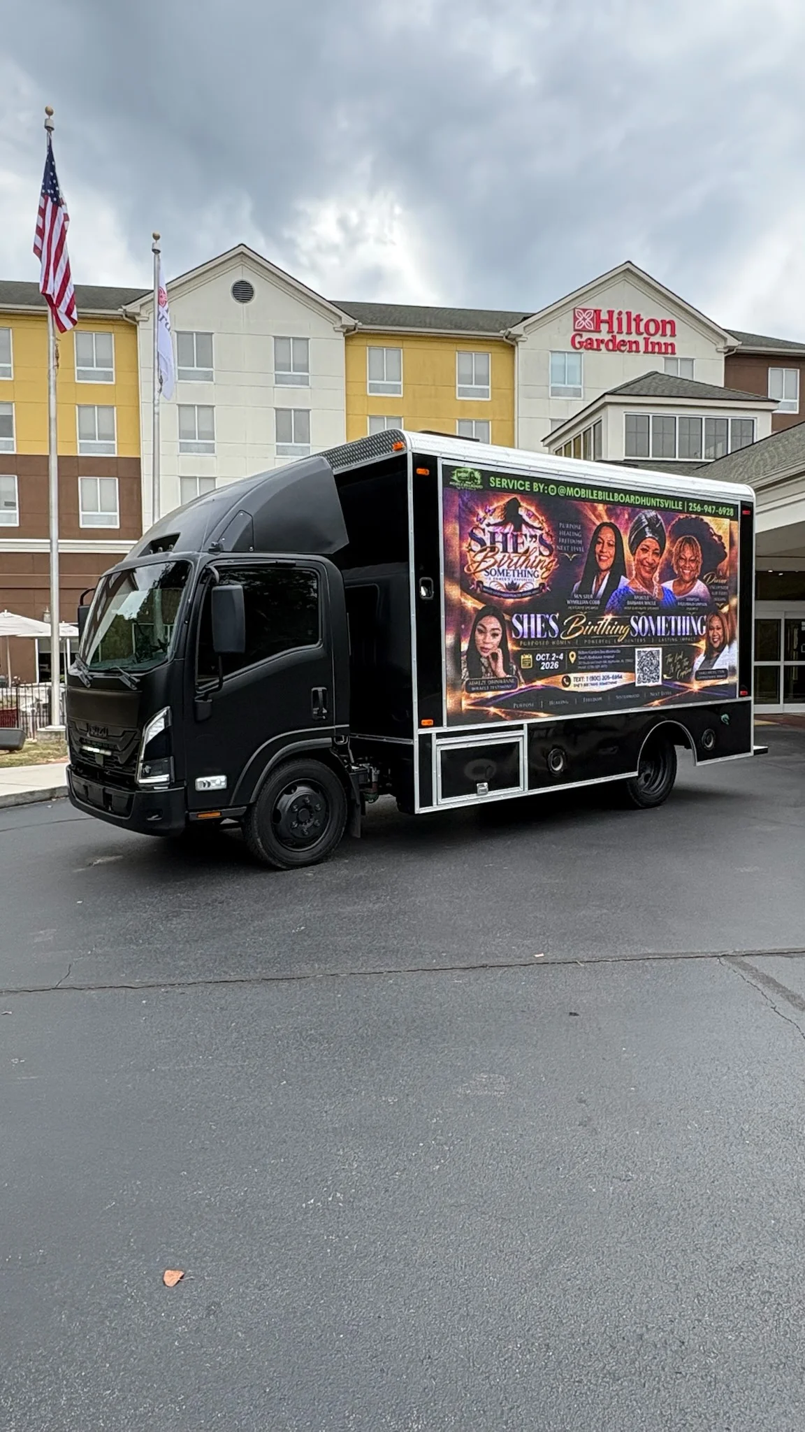 Mobile Billboard Huntsville campaign