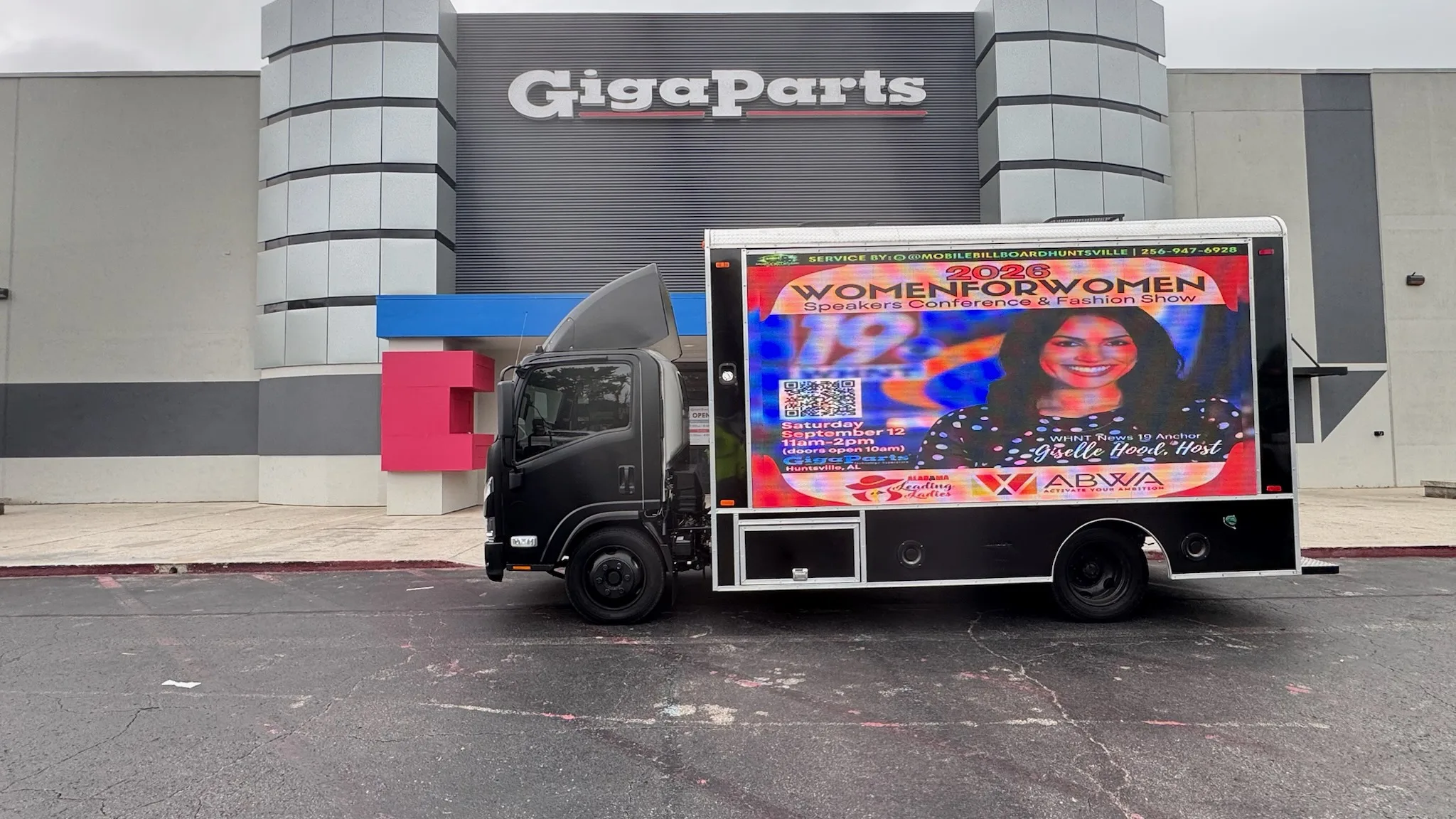 Mobile Billboard Huntsville campaign